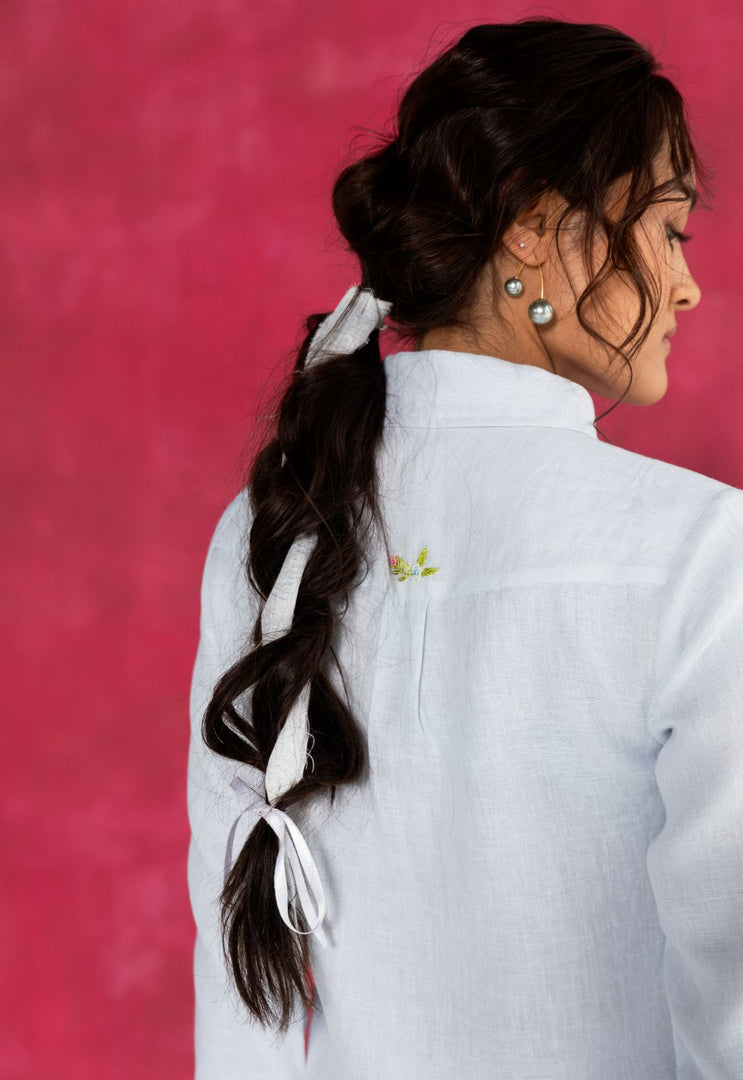 Cloud shirt dress - Pure Linen