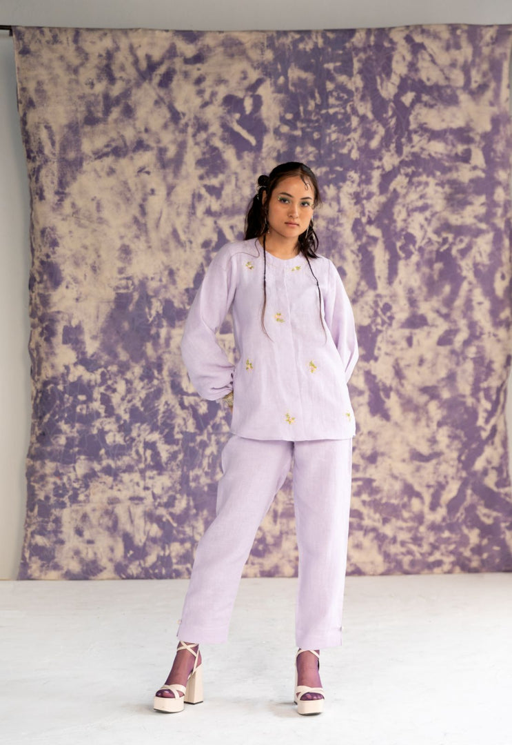Laugh in Flowers - Pure Linen