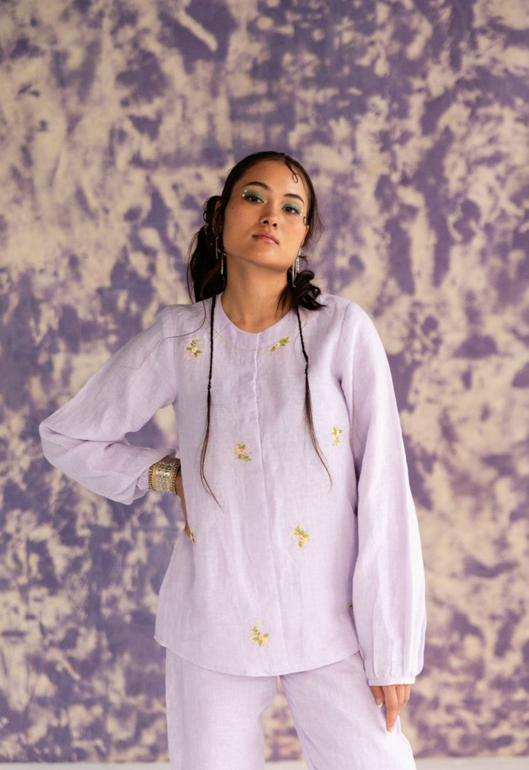 Laugh in Flowers - Pure Linen