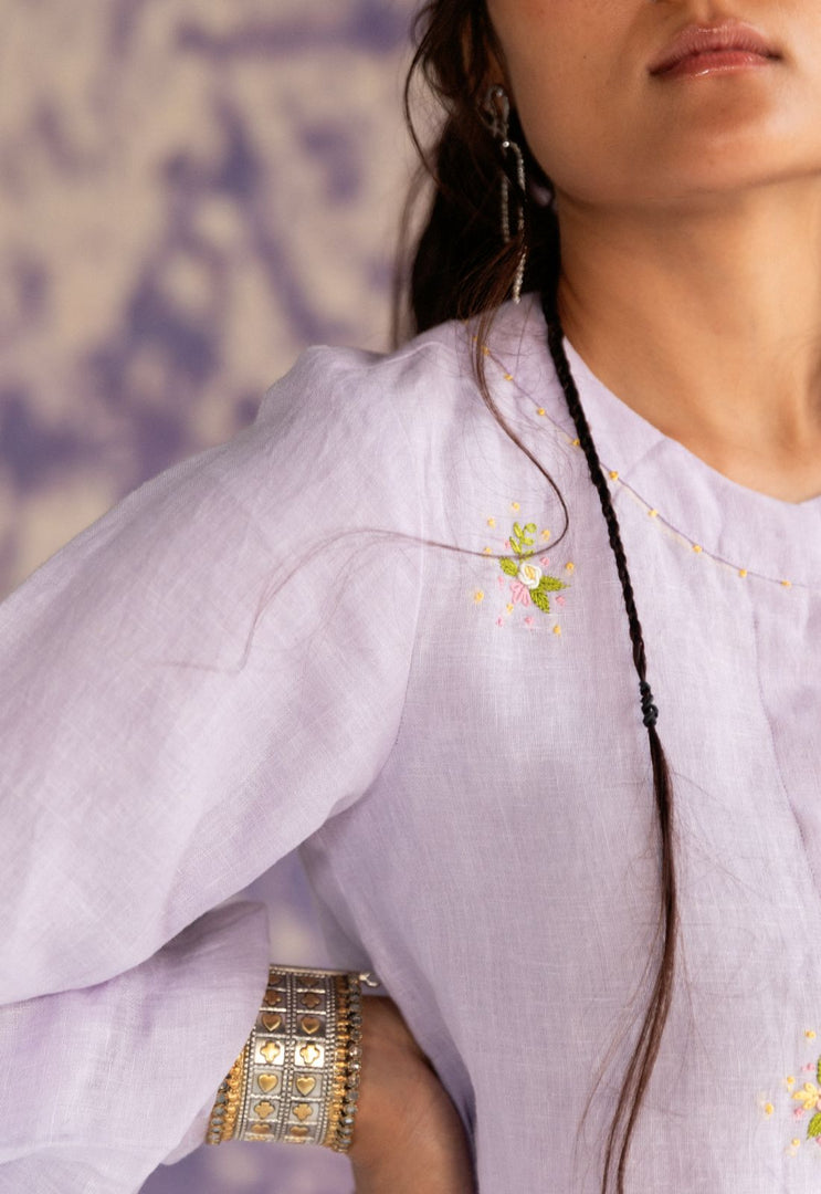Laugh in Flowers - Pure Linen