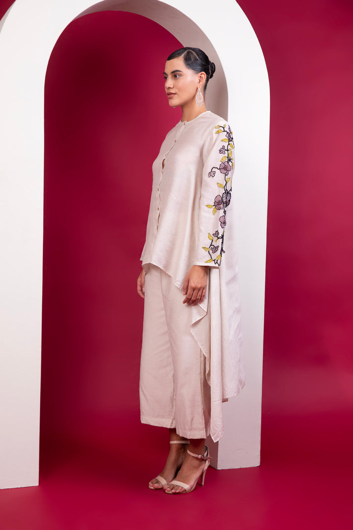 Boho style Hi-low Shirt Trouser Soiree