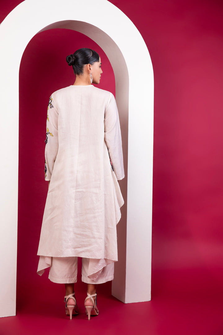 Boho style Hi-low Shirt Trouser Soiree