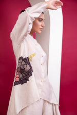 Load image into Gallery viewer, Boho style Hi-low Shirt Trouser Soiree
