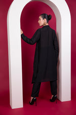 Load image into Gallery viewer, Black layered Co-ord set
