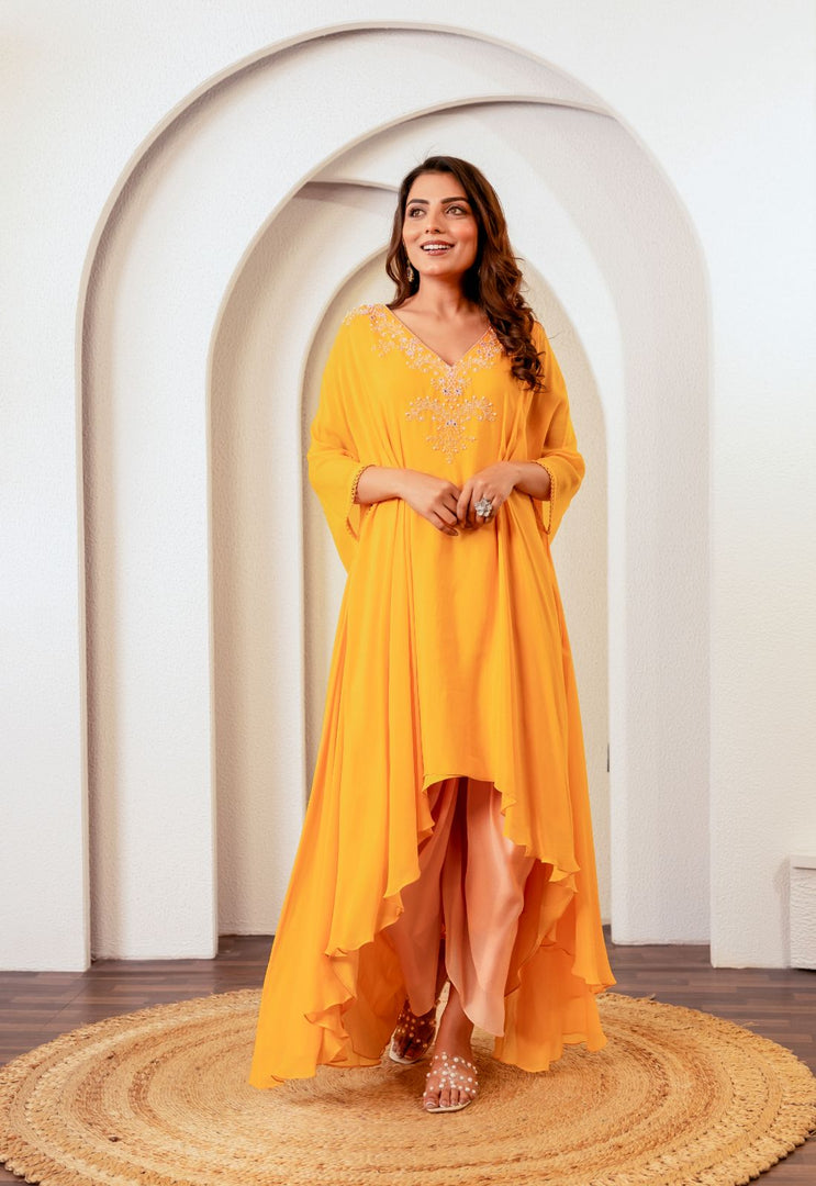 Mango Assymetrical Tunic and Dhoti