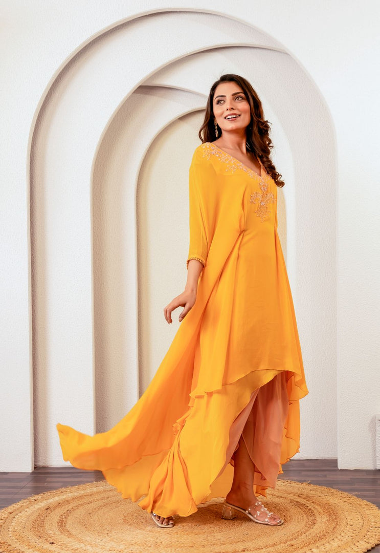Mango Assymetrical Tunic and Dhoti