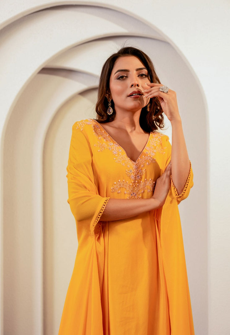 Mango Assymetrical Tunic and Dhoti