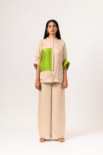 Load image into Gallery viewer, Ecr-Green Blocked Co-ord Set
