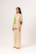 Load image into Gallery viewer, Ecr-Green Blocked Co-ord Set

