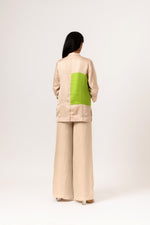 Load image into Gallery viewer, Ecr-Green Blocked Co-ord Set
