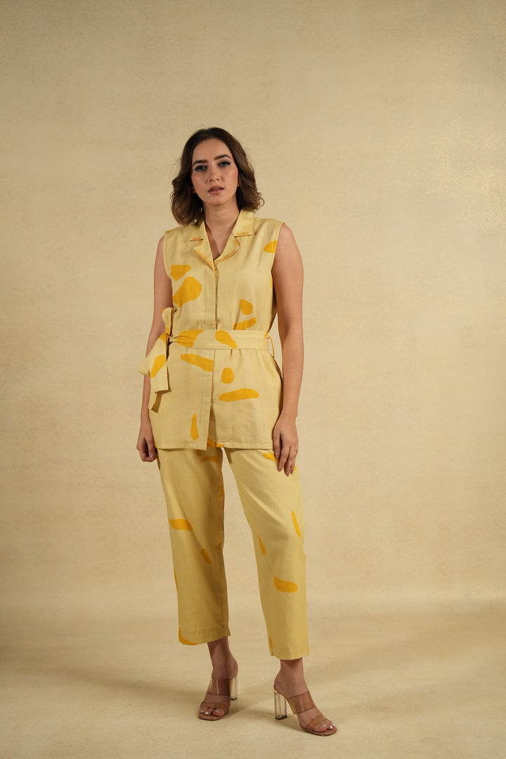 Abstract Sunshine Coord Set - Handwoven Organic Cotton
