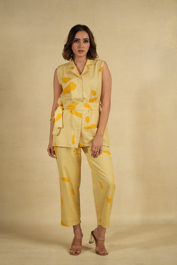 Abstract Sunshine Coord Set - Handwoven Organic Cotton