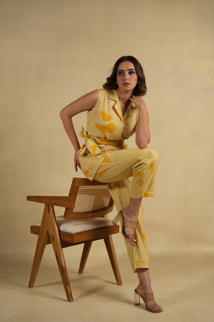 Abstract Sunshine Coord Set - Handwoven Organic Cotton