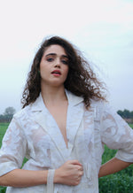 Load image into Gallery viewer, CRUNK IVORY SELF JACQUARD RESORT SHIRT
