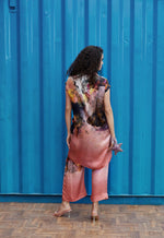 Load image into Gallery viewer, CRUNK CORAL SCENIC PRINTED CO-ORD (LONGLINE SHIRT WITH PANTS)
