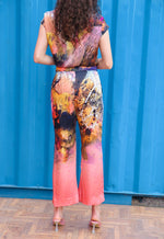 Load image into Gallery viewer, CRUNK CORAL SCENIC PRINTED CO-ORD (LONGLINE SHIRT WITH PANTS)
