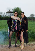 Load image into Gallery viewer, CRUNK BLACK LONGLINE SHIRT WITH VEST CO-ORD (SHIRT, VEST AND SHORTS)
