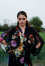 Load image into Gallery viewer, CRUNK BLACK LONGLINE SHIRT WITH VEST CO-ORD (SHIRT, VEST AND SHORTS)
