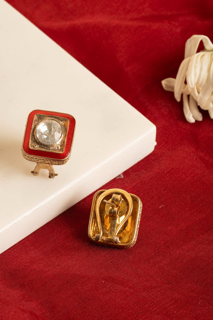 1930s Moissanite Earring