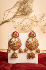 Load image into Gallery viewer, Sarawati Temple Earring
