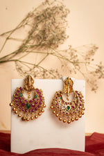 Load image into Gallery viewer, Kshipra Temple Earrings
