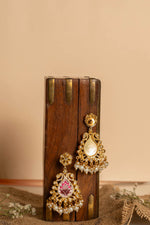 Load image into Gallery viewer, Lotus Enamel Earring
